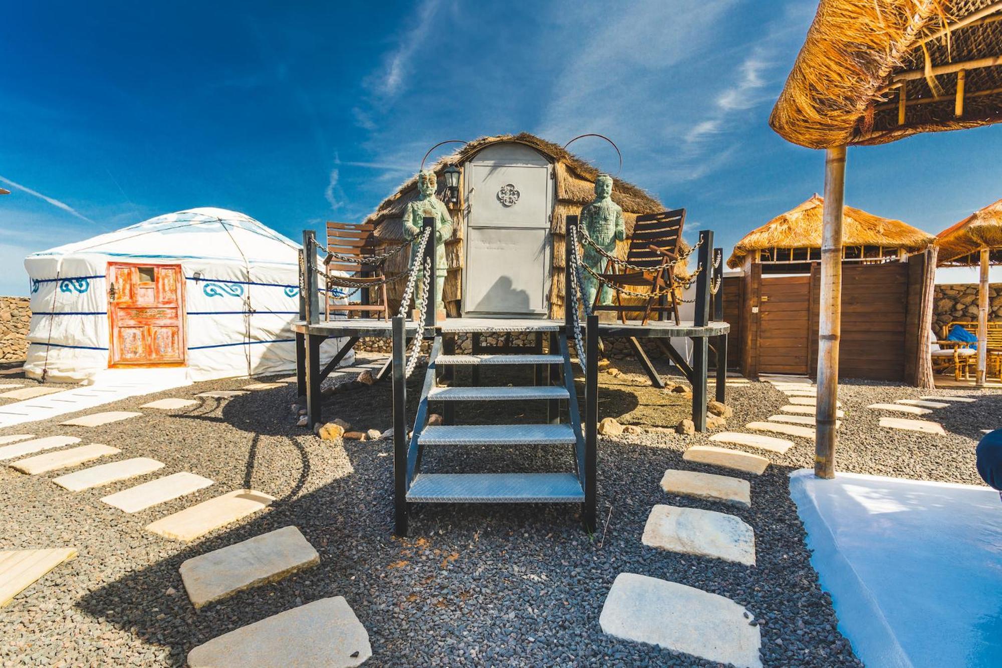 Finca De Arrieta Village - Yurts And Stone Cottages - Shared Pool - Walking Distance To Arrieta Beach - Eco Friendly Tabayesco Luaran gambar